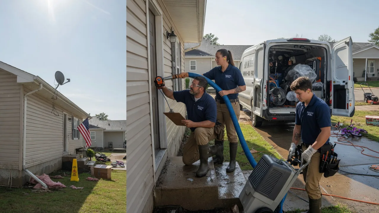 Ceiling Water Damage Restoration in Fond Du Lac, WI near me